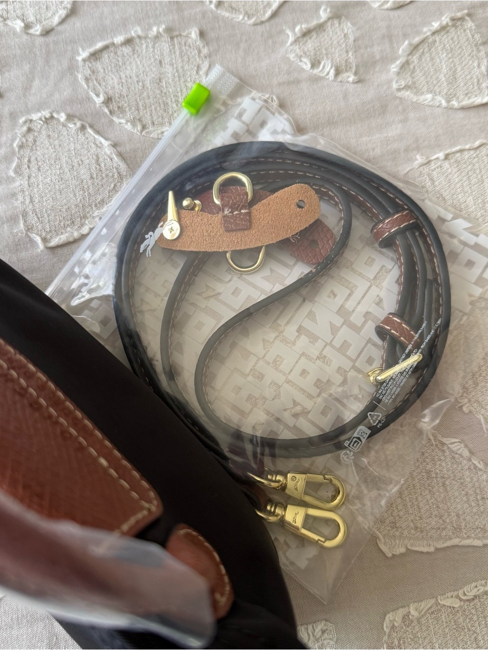 Long champ black mini bag - Picture 2 of 2